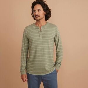 Marine Layer Men’s Double Knit Henley Shirt